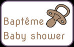 baptème et baby-shower en chocolat