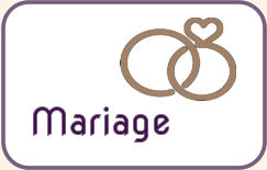 mariage en choco-cards